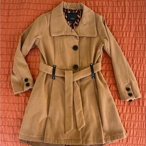 Steve Madden Tan Women's Skirted Coat